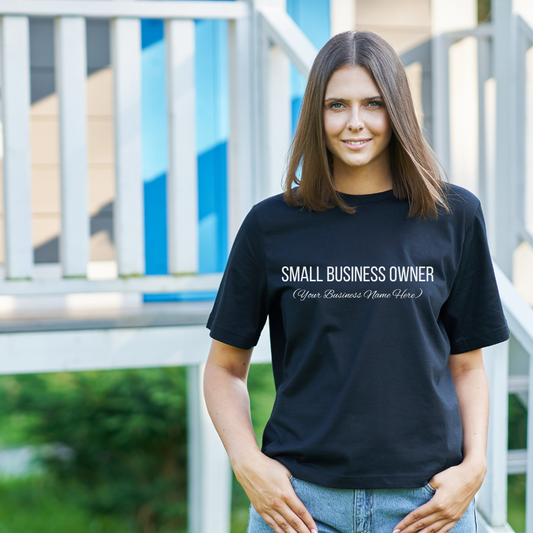 Minimalist Small Business Owner Personalized Shirt